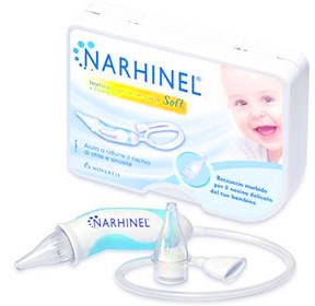 ASPIRATORE NASALE NARHINEL SOFT 1 PEZZO + 2 RICAMBI - goldeneffe.it
