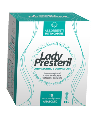 LADY PRESTERIL ANATOMICO POCKET 10 PEZZI - goldeneffe.it