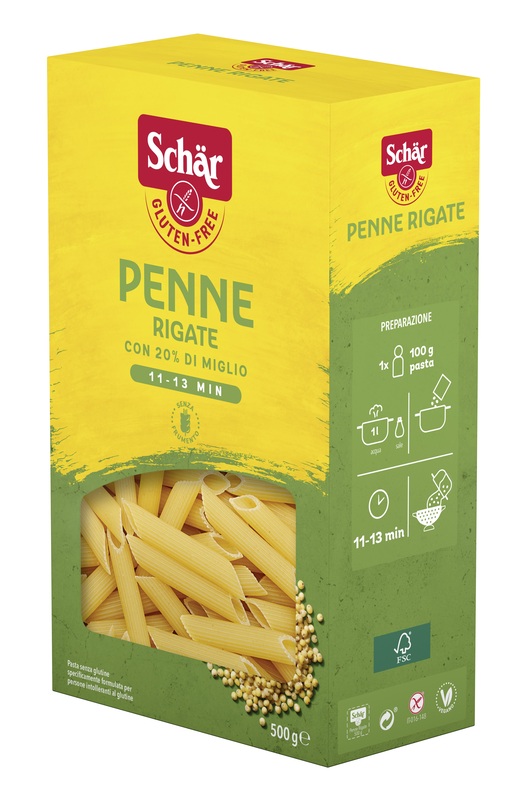 SCHAR PENNE RIGATE 500 G - goldeneffe.it