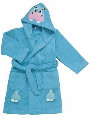CHICCO ACCAPPATOIO IPPOPOTAMO AZZURRO 24 MESI+ - goldeneffe.it