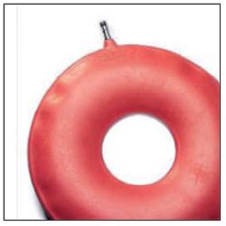 CIAMBELLA PER INVALIDI GONFIABILE IN GOMMA TEAM DELUXE IN SACCHETTO DIAMETRO 40 CM 1 PEZZO - goldeneffe.it