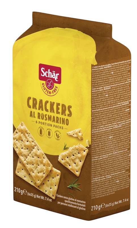 SCHAR CRACKERS AL ROSMARINO 6 CONFEZIONI DA 35 G - goldeneffe.it