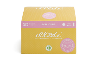 ILLEDI TOUJOURS SALVASLIP ANATOMICI COTONE ORGANIC 30 PEZZI - goldeneffe.it