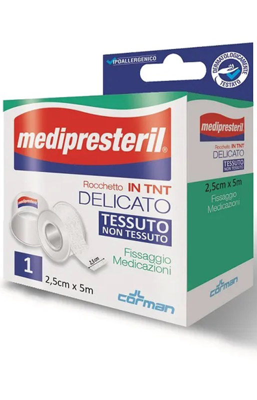 CEROTTO MEDIPRESTERIL DISPENSER TESSUTO NON TESSUTO 5X250CM - goldeneffe.it