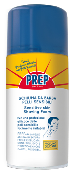 PREP SCHIUMA BARBA PELLE SENSIBILE 300 ML - goldeneffe.it