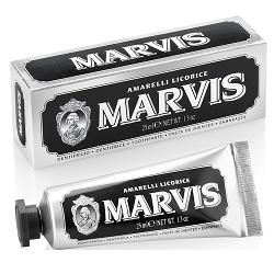 DENTIFRICIO MARVIS LICORICE MINT 25 ML - goldeneffe.it