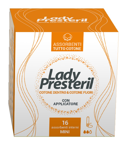LADY PRESTERIL ASSORBENTI INTERNI MINI 16 PEZZI - goldeneffe.it