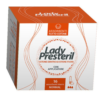 LADY PRESTERIL ASSORBENTI INTERNI NORMAL 16 PEZZI - goldeneffe.it
