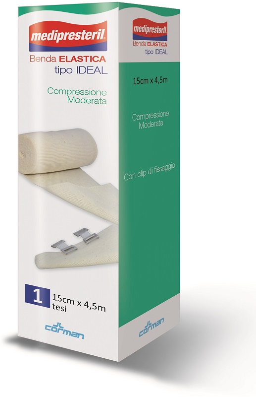 BENDA ELASTICA MEDIPRESTERIL IDEAL CM15X45MT - goldeneffe.it