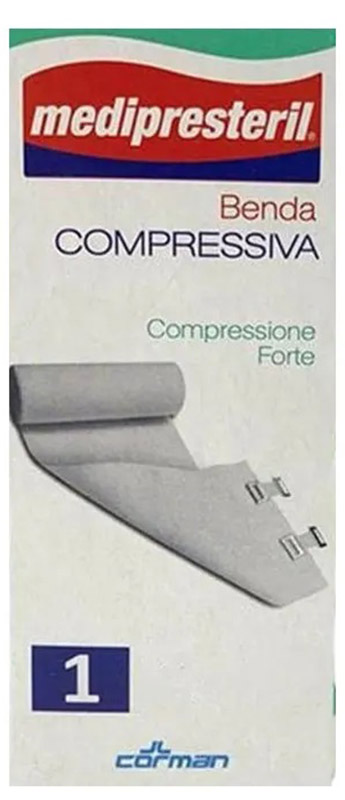 BENDA MEDIPRESTERIL COMPRESSIONE FORTE M4,5X10CM TESI - goldeneffe.it