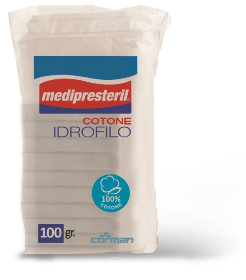COTONE IDROFILO FU MEDIPRESTERIL CONFEZIONE DA 100GRAMMI - goldeneffe.it