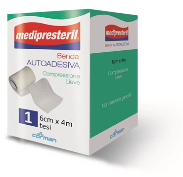 BENDA ADESIVA MEDIPRESTERIL 6X400CM - goldeneffe.it