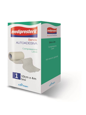 BENDA ADESIVA MEDIPRESTERIL 10X400CM - goldeneffe.it