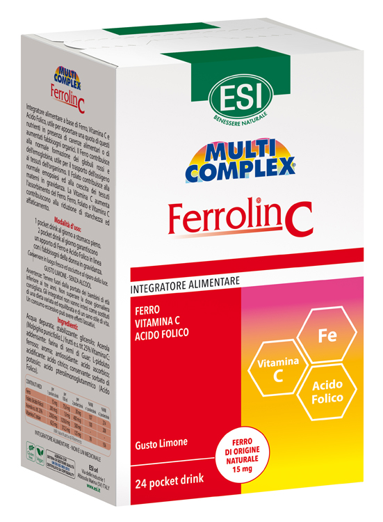 ESI FERROLIN C POCKET DRINK 24 BUSTINE - goldeneffe.it