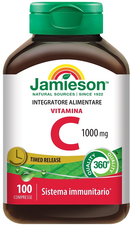 JAMIESON VITAMINA C 1000 TIMED RELEASE 100 COMPRESSE BARATTOG - goldeneffe.it