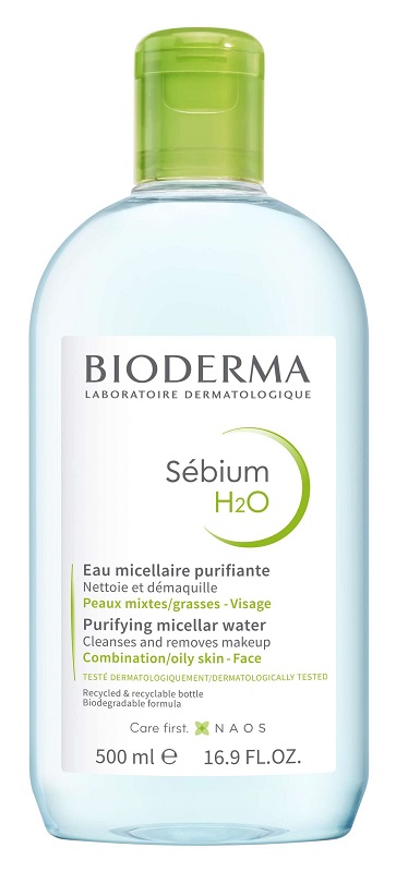 SEBIUM H2O ACQUA MICELLARE DETERGENTE PURIFICANTE 500 ML - goldeneffe.it