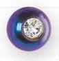 INVERNESS ORECCHINI PALLINA CRISTALLO 4MM ANODIZZATO BLU TITANIO R530C - goldeneffe.it