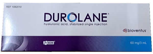 SIRINGA INTRA-ARTICOLARE DUROLANE ACIDO IALURONICO GEL 60 MG 3 ML - goldeneffe.it
