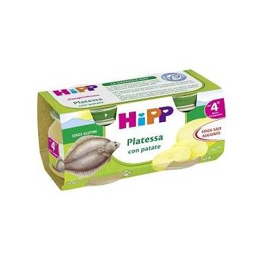 HIPP OMOGENEIZZATO PLATESSA CON PATATE 2X80 G - goldeneffe.it