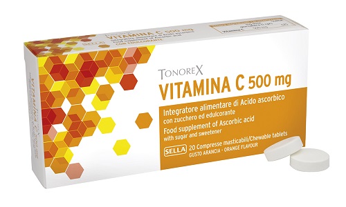TONOREX VITAMINA C 500 MG 20 COMPRESSE - goldeneffe.it