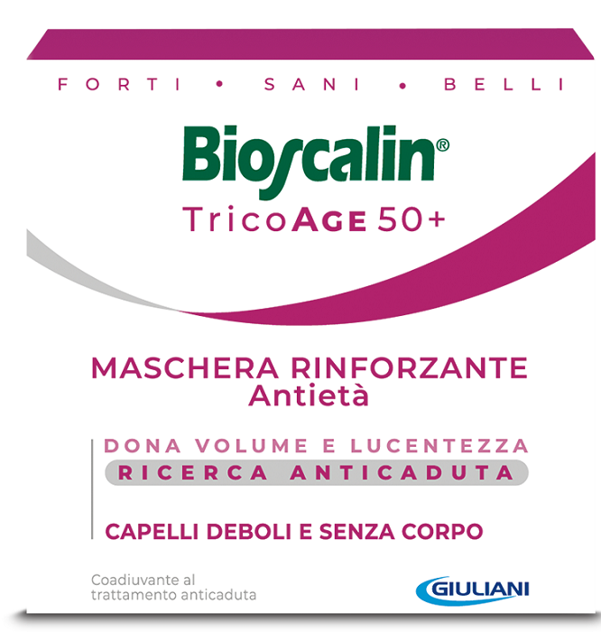 BIOSCALIN TRICOAGE MASCHERA RINFORZANTE ANTIETA' 200 ML - goldeneffe.it