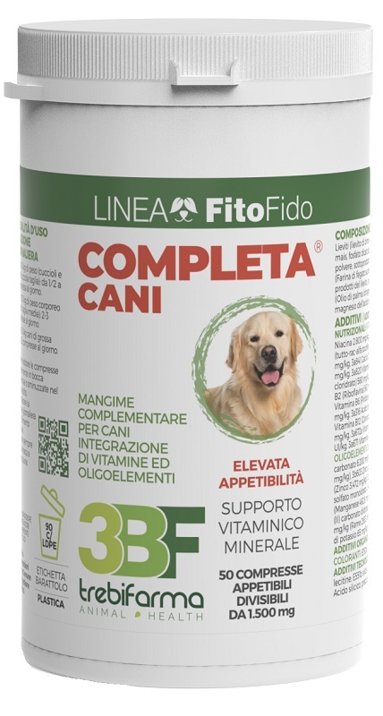 COMPLETA CANI 50 COMPRESSE BARATTOLO 75 G - goldeneffe.it