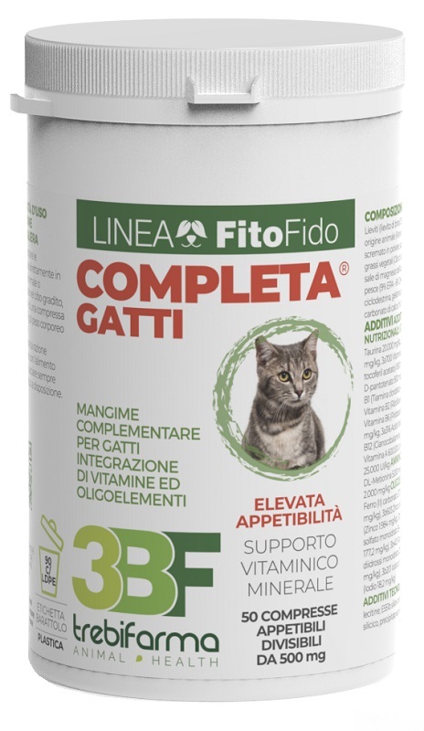 COMPLETA GATTI 50 COMPRESSE BARATTOLO 25 G - goldeneffe.it
