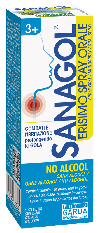 SANAGOL SPRAY ERISIMO SENZA ALCOOL 20 ML - goldeneffe.it