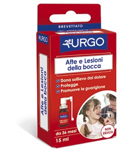 URGO SPRAY PER AFTE E LESIONI DELLA BOCCA 15 ML - goldeneffe.it