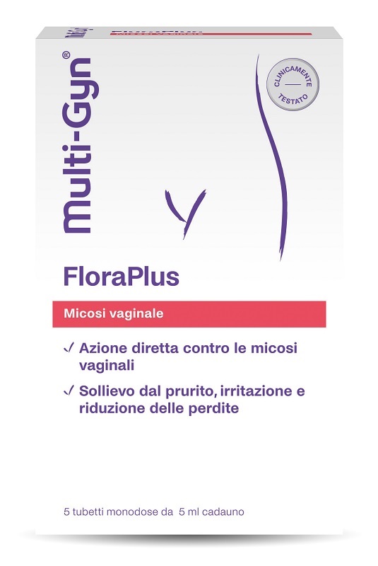 FLORAPLUS MULTI-GYN CANDIDOSI VAGINALE 5 TUBETTI X 5 ML - goldeneffe.it