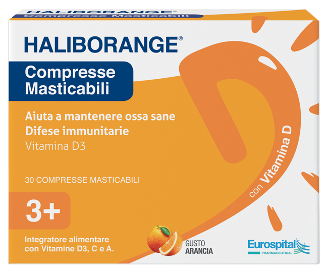 HALIBORANGE 30 COMPRESSE MASTICABILI 450MG - goldeneffe.it