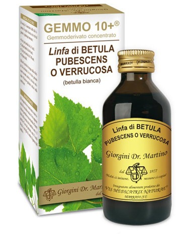 GEMMO 10+ BETULLA B LINFA 100 ML LIQUIDO ANALCOLICO - goldeneffe.it