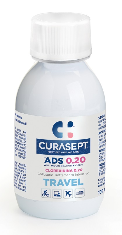 CURASEPT COLLUTORIO 0,20 ADS TRAVEL 100 ML - goldeneffe.it