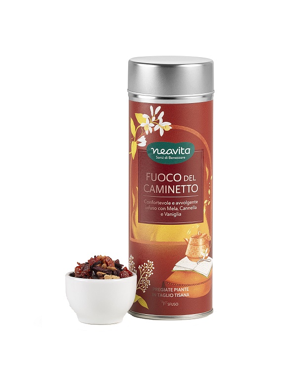 NEAVITA FUOCO DEL CAMINETTO INFUSO CONFORTEVOLE E AVVOLGENTE 100 G - goldeneffe.it