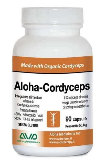 ALOHA CORDYCEPS 90 CAPSULE - goldeneffe.it