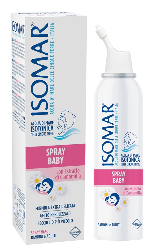 ISOMAR SPRAY BABY CON CAMOMILLA 100 ML - goldeneffe.it
