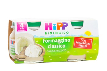 HIPP BIO OMOGENEIZZATO FORMAGGINO CLASSICO 2X80 G - goldeneffe.it