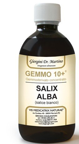 GEMMO 10+ SALICE BIANCO 500 ML LIQUIDO ANALCOLICO - goldeneffe.it