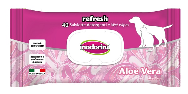 SALVIETTE ALOE VERA INODORINA 40 PEZZI - goldeneffe.it