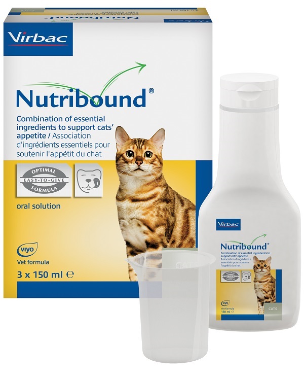 NUTRIBOUND SOLUZIONE ORALE APPETIBILE PER GATTO 3 FLACONI DA 150 ML - goldeneffe.it