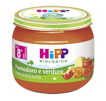 HIPP BIO HIPP BIO OMOGENEIZZATO SUGO POMODORO VERDURE 2X80 G - goldeneffe.it