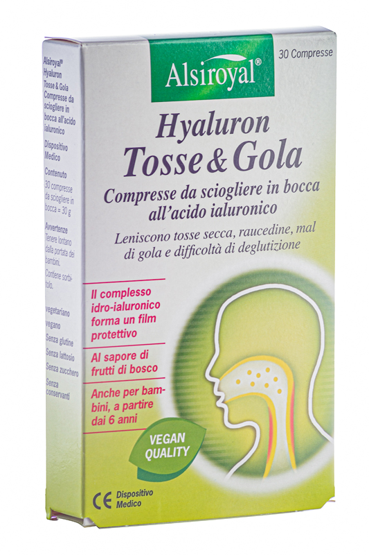 HYALURON TOSSE & GOLA 30 COMPRESSE N - goldeneffe.it