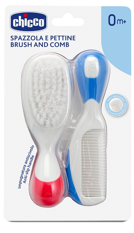 CHICCO SPAZZOLA + PETTINE NYLON - goldeneffe.it