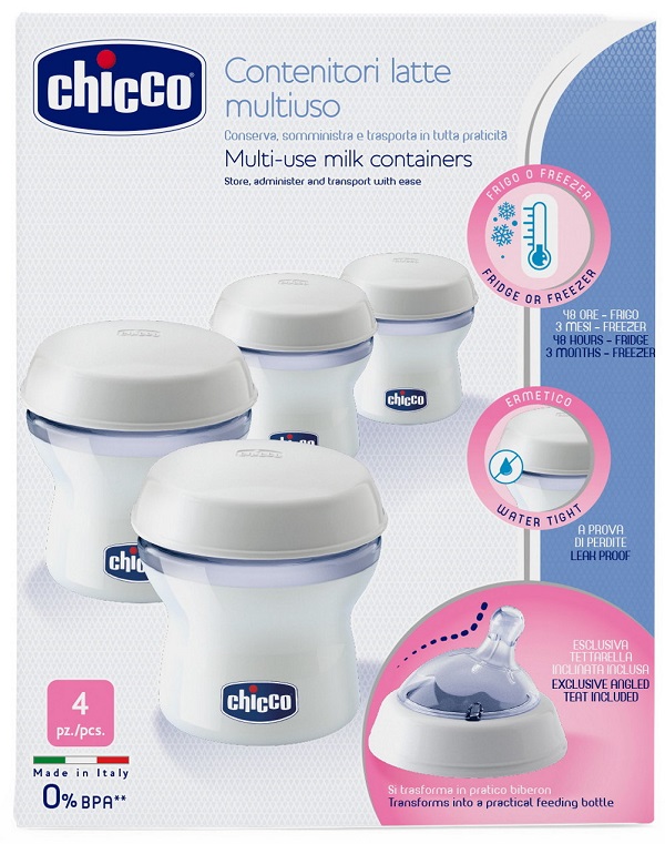 CHICCO CONTENITORE LATTE STEP UP NEW - goldeneffe.it