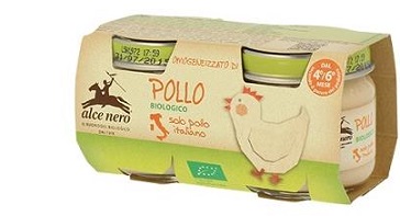 OMOGENEIZZATO DI POLLO BABY FOOD BIO 2 X 80 G - goldeneffe.it