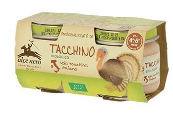 OMOGENEIZZATO DI TACCHINO BABY FOOD BIO 2 X 80 G - goldeneffe.it