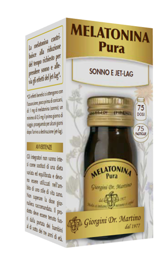 MELATONINA PURA 75 PASTIGLIE - goldeneffe.it
