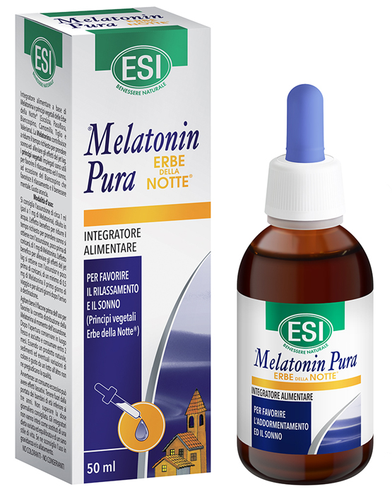 ESI MELATONIN PURA GOCCE ERBE NOTTE 50 ML - goldeneffe.it