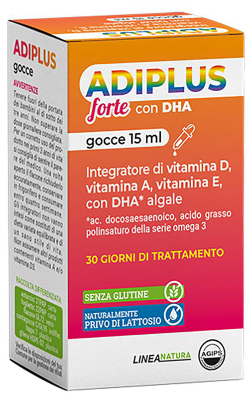 ADIPLUS FORTE CON DHA GOCCE FLACONCINO 15 ML - goldeneffe.it