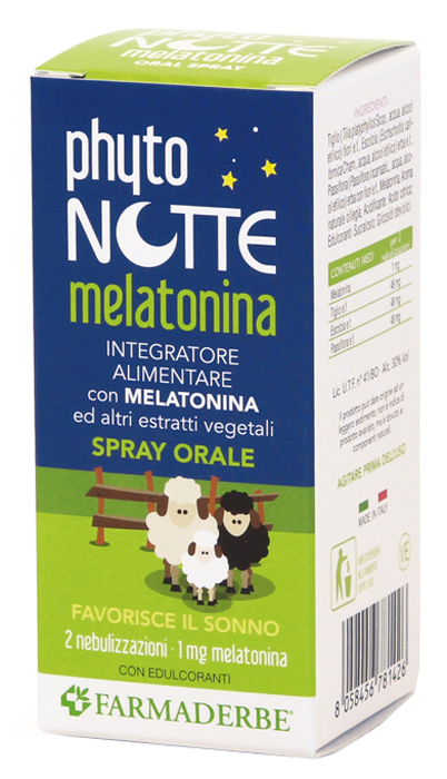 PHYTO NOTTE MELATONINA SPRAY ORALE 30 ML - goldeneffe.it